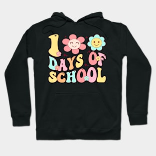 Happy 100Th Day Of School Groovy 100 Days Of School Teacher Hoodie